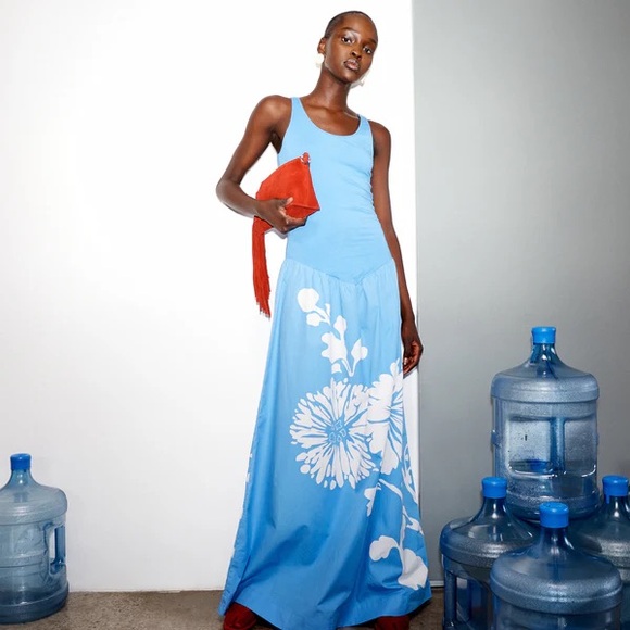 SWF Singlet Maxi Dress in Rebloom